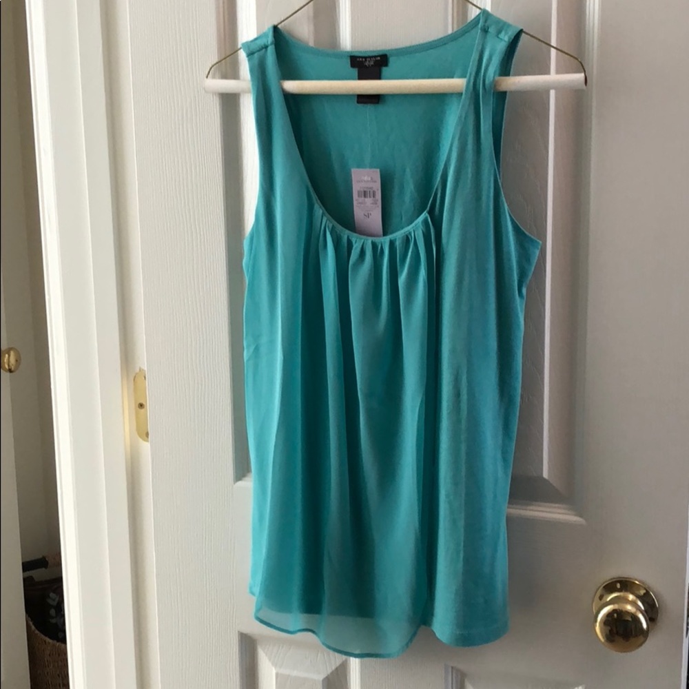 Ann Taylor Teal Top - Picture 3 of 4